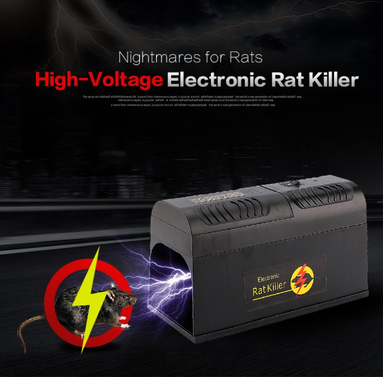 1Pcs Black Electronic Mouse Rat Rodent Killer Electric 
