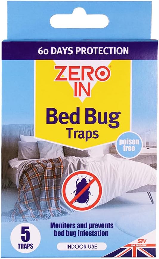 Zero In Bed Bug Trap - 5-Pack