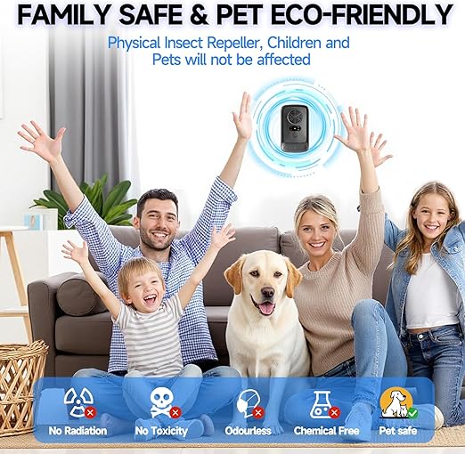 6 Packs Ultrasonic Pest Repeller with 4 Modes ,Control for Roaches, Mice, Spiders, Mosquitoes, Safe for Humans & Pets - Image 4