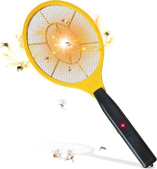 BELREZ Electric Fly Zapper - Electronic ,Pest Control Mosquito and Insect Catcher Racket