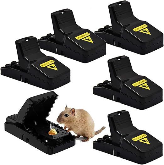 Mouse Traps Mice Traps, 6 Pack Mouse Traps For Indoors That Kill Instantly, Rodent Trap