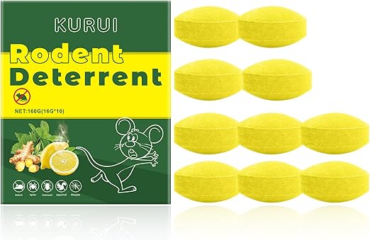 Peppermint Oil Rat Repellent - Mouse Repellent Pellets - Strong Natural Rodent Deterrent for Home