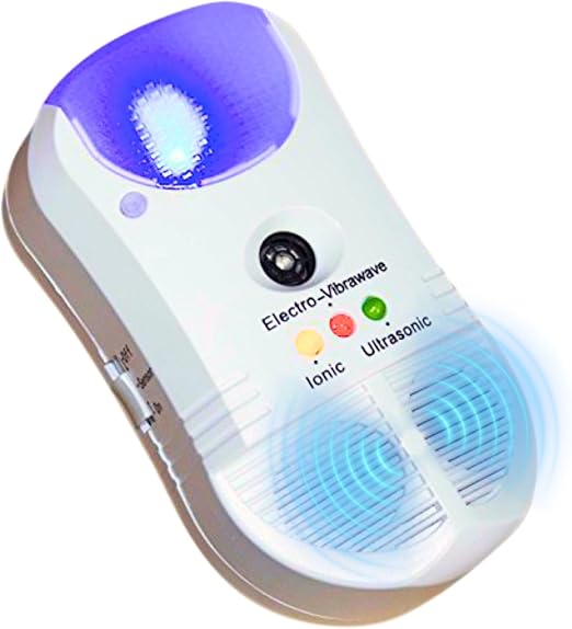 Ultrasonic Pest Repeller Rodent Repellent - Electronic Plug In Control for Rats Mouse Mice Insects Spiders Bugs Cockroaches
