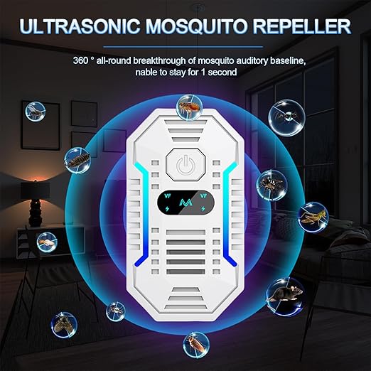 Ultrasonic Pest Repeller , Insect Repellent for Mosquitos, flys, Spiders, Ants, Bugs - Image 2