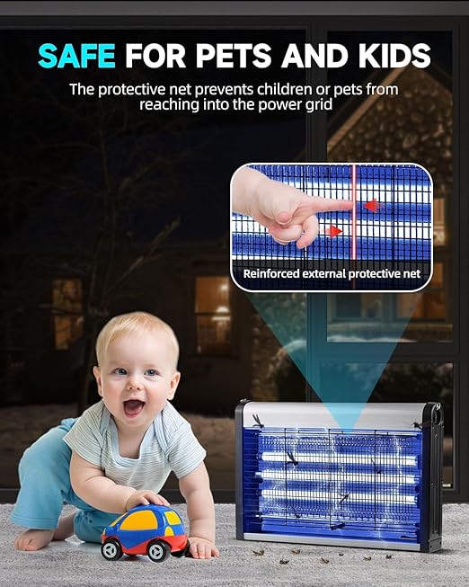 2500V Double-Sided Flies Catcher Electric, Insect Bug Zapper - Image 4