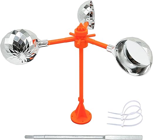 eyijklzo Birds Reflect Deterrent Visual Bird Scarer Deterrent Devices Outdoor Bird Control Repellent for Seagull Pigeon