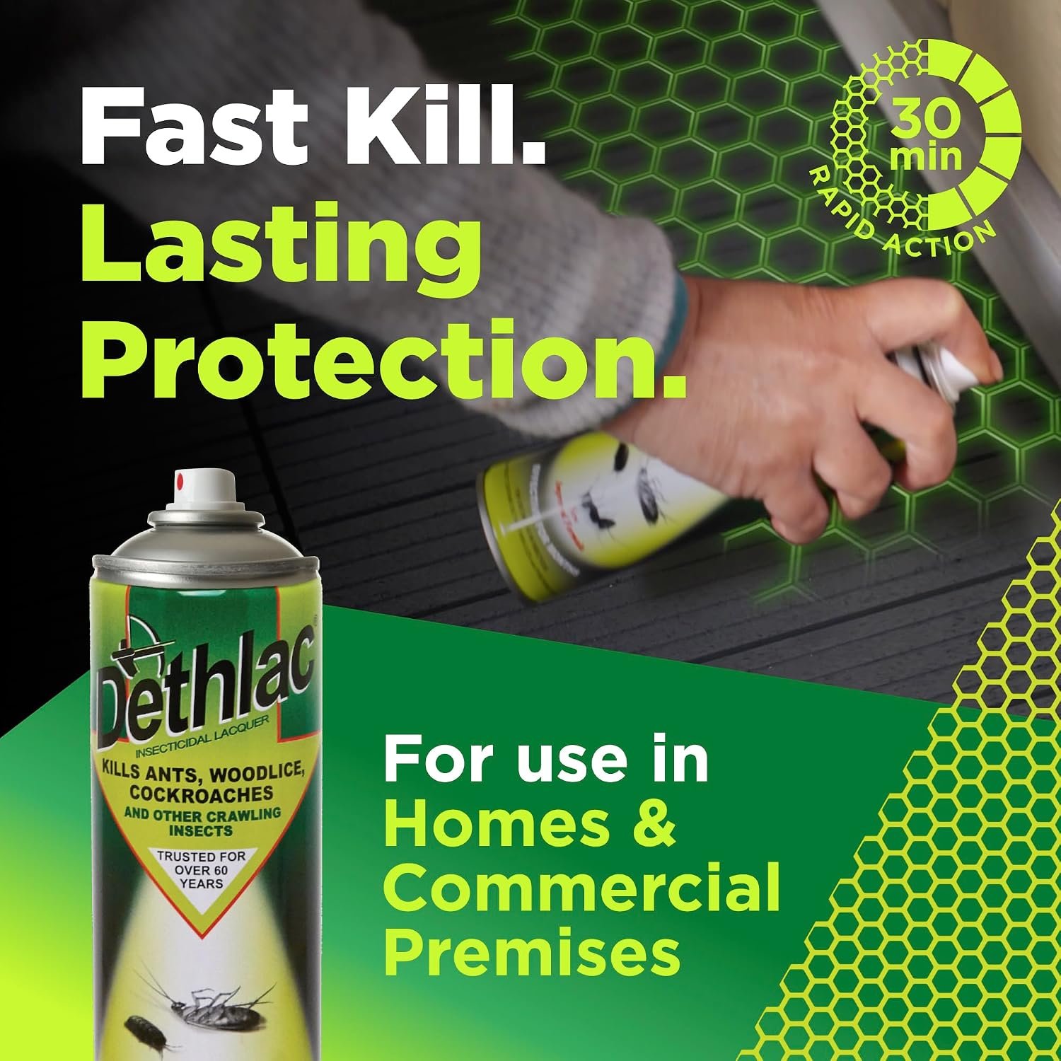 Ant Killer Spray 250ml | Ant & Crawling Insect Killer | Indoor & Outdoor - Image 3