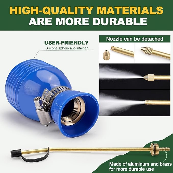 Diatomaceous Earth Powder Duster: Sbestily Bulb Sprayer Applicator for Pest Control - Image 2