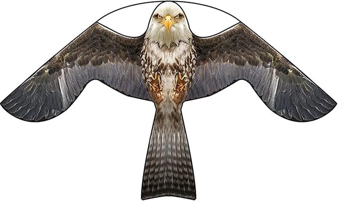 Hawk Flying Bird Scarer Kite: Pole-Free Crop & Farm Protector